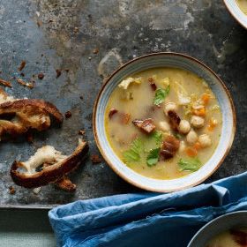 Chickpea and cabbage soup